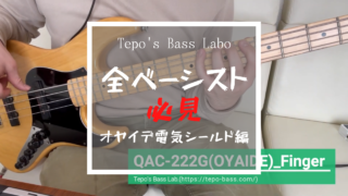 【全ベーシスト必見】オヤイデ電気のシールドを一生懸命試してみた - Tepo's Bass Labo